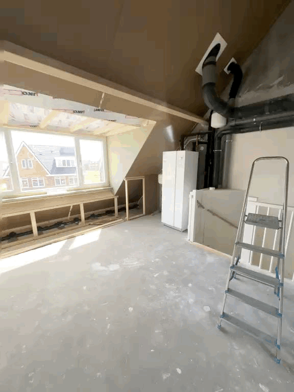 Stukadoor Utrecht bezig met wandafwerking